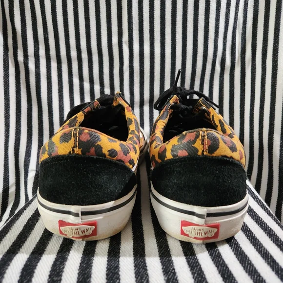 Vans Wild Animal Print Sneakers with Black Accents - Picture 3 of 4